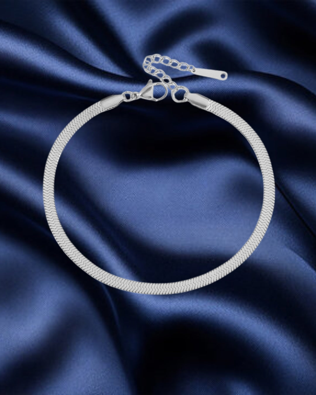 Silver Breeze Anklet